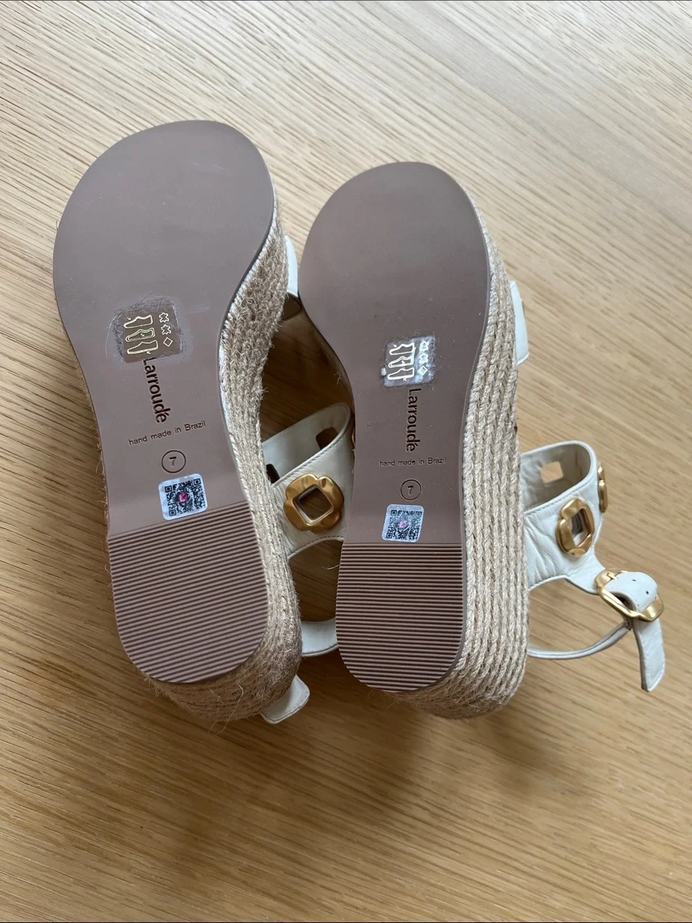 Larroude platform espadrille